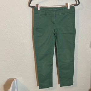 Ann Taylor Loft Marisa 00P Green Casual Capri